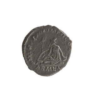 Denarius, Marcus Aurelius (121–180; Roman emperor 161–180), issuer; obverse: head of Marcus