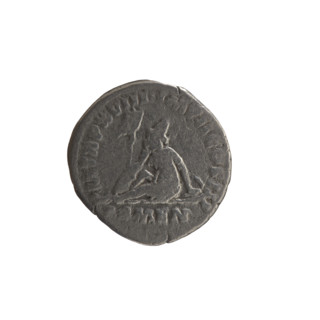 Denarius, Marcus Aurelius (121–180; Roman emperor 161–180) — obverse: head of Marcus Aurelius bare,