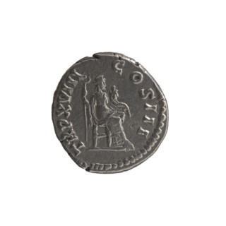 Denarius, Marcus Aurelius (121–180; Roman emperor 161–180), issuer. Obverse: Bust of Marcus