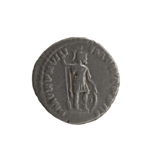 Denarius, Marcus Aurelius (121–180; Roman emperor 161–180) — obverse: head of Marcus Aurelius