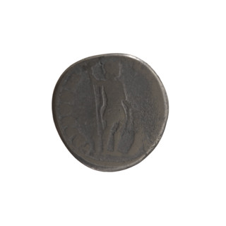 Denarius, Marcus Aurelius (121–180; Roman emperor 161–180), obverse: head of Marcus Aurelius with