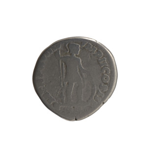 Denarius, Marcus Aurelius (121–180; Roman emperor 161–180), obverse: head of Marcus Aurelius