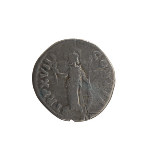 Denarius, Marcus Aurelius (121–180; Roman emperor 161–180), issuer. Obverse: Head of Marcus