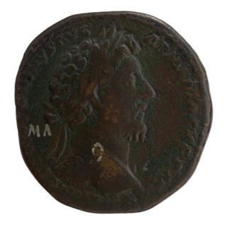 sestertius, Marcus Aurelius (121–180; Roman emperor 161–180), issuer: Marcus Aurelius; obverse: