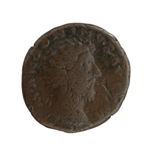 As/dupondius, Marcus Aurelius (121–180; Roman emperor 161–180), issuer: Marcus Aurelius; obverse: