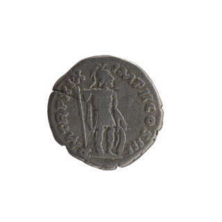 Denarius, Marcus Aurelius (121–180; Roman emperor 161–180), obverse: head of Marcus Aurelius