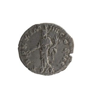 Denarius, Marcus Aurelius (121–180; Roman emperor 161–180), issuer; obverse: Head of Marcus