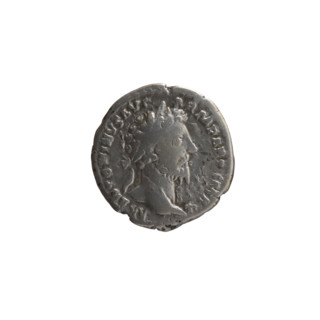 Denarius, Marcus Aurelius (121–180; Roman emperor 161–180), issuer Marcus Aurelius; obverse: head