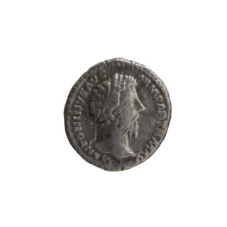 Denarius, Marcus Aurelius (121–180; Roman emperor 161–180), issuer: Marcus Aurelius. Obverse: Head
