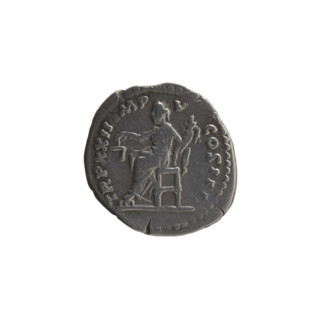 Denarius, Marcus Aurelius (121–180; Roman emperor 161–180), issuer. Obverse: Head of Marcus