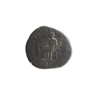 Denarius of Marcus Aurelius (121–180; Roman emperor 161–180), issuer Marcus Aurelius; obverse: head