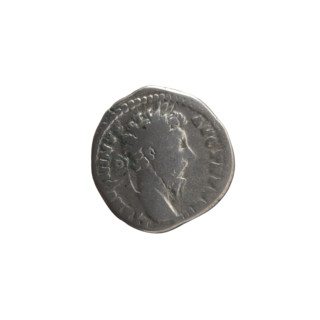 Denarius of Marcus Aurelius (121–180; Roman emperor 161–180), issuer Marcus Aurelius; obverse: head