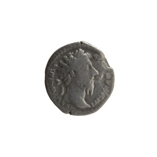 Denarius, Marcus Aurelius (121–180; Roman emperor 161–180), issuer: Marcus Aurelius; obverse: head