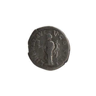 Denarius, Marcus Aurelius (121–180; Roman emperor 161–180), issuer. Obverse: Head of Marcus