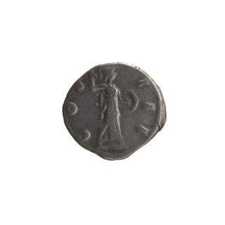 Denarius, Marcus Aurelius (121–180; Roman emperor 161–180), issuer. Obverse: Head of Marcus