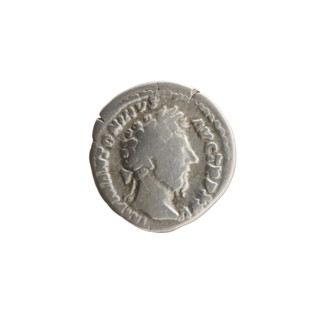 Denarius of Marcus Aurelius (121–180; Roman Emperor 161–180), issuer Marcus Aurelius; obverse: head