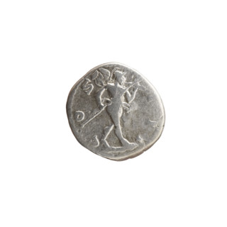 Denarius, Marcus Aurelius (121–180; Roman emperor 161–180) — Obverse: Head of Marcus Aurelius with