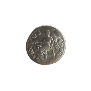Denarius of Marcus Aurelius (121–180; Roman emperor 161–180), 170–171 CE. Obverse: Head of Marcus
