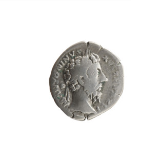 Denarius, Marcus Aurelius (121–180; Roman emperor 161–180), issuer: Marcus Aurelius. Obverse: Head