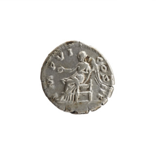 Denarius, Marcus Aurelius (121–180; Roman emperor 161–180), issuer; obverse: head of Marcus
