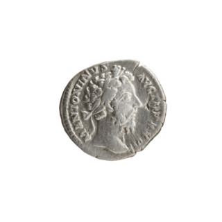 Denarius of Marcus Aurelius (121–180; Roman emperor 161–180), issuer Marcus Aurelius — iconography: