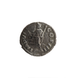 Denarius, Marcus Aurelius (121–180; Roman emperor 161–180), 173–174. Obverse: Bust of Marcus