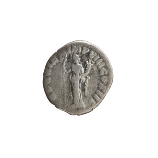 Denarius, Marcus Aurelius (121–180; Roman emperor 161–180), c. 175. Obverse: Head of Marcus