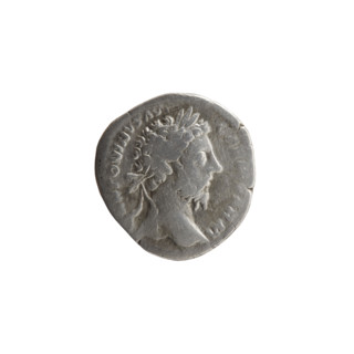 Denarius, Marcus Aurelius (121–180; Roman emperor 161–180), issuer Marcus Aurelius; obverse: head