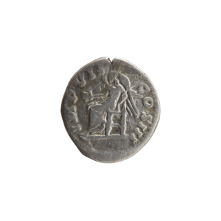 Denarius, Marcus Aurelius (121–180; Roman emperor 161–180), issuer; obverse: head of Marcus