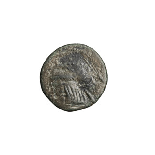 Bronze coin of Gotarzes II (King of the Parthians; 40–51). Obverse: diademed head of Gotarzes II
