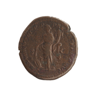 Obverse: Head of Marcus Aurelius with a laurel wreath facing right, inscription INVS AVG - GER, RM
