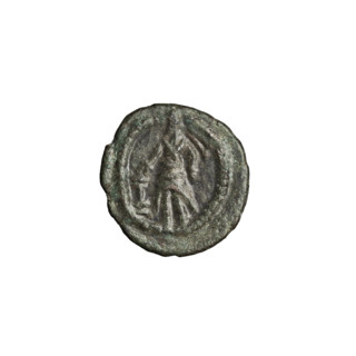 Bronze coin of Gotarzes II (king of the Parthians; 40–51). Obverse: head of Gotarzes II in diadem