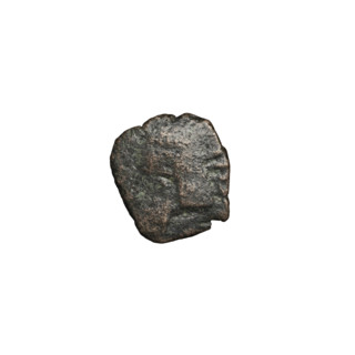 Bronze coin of Gotarzes II (king of the Parthians; 40–51). Obverse: head of Gotarzes II wearing a