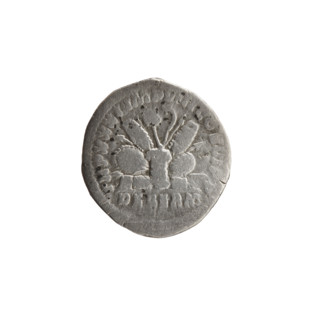 Denarius of Marcus Aurelius (121–180; Roman emperor 161–180), 176–177, Roman Empire. Obverse: Head