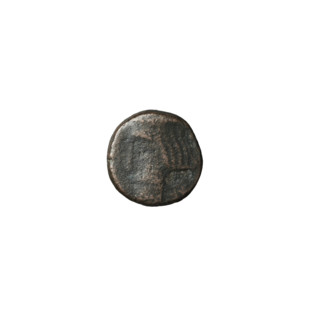Bronze coin of Gotarzes II (King of the Parthians; 40–51). Obverse: head of Gotarzes II in diadem