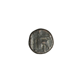 Bronze coin of Gotarzes II (King of the Parthians; 40–51). Obverse: head of Gotarzes II in diadem