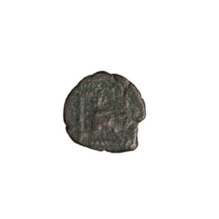 Bronze coin of Gotarzes II (King of the Parthians; 40–51). Obverse: head of Gotarzes II wearing a