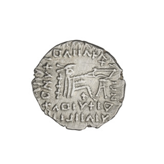 Drachma, Vologases I (51–79). Obverse: bust of Vologases I wearing a diadem, face turned to the