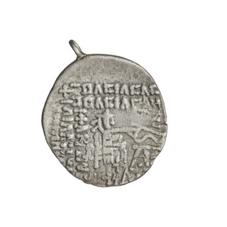 Drachma, Vologases I (51–79). Obverse: bust of Vologases I wearing a diadem, king facing left.