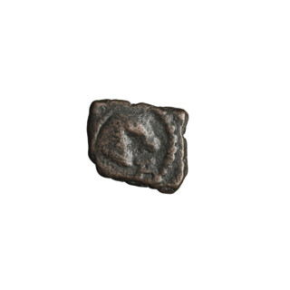 Bronze coin, Vologases I (51–79). Obverse: bust of Vologases I wearing a diadem, face turned left.