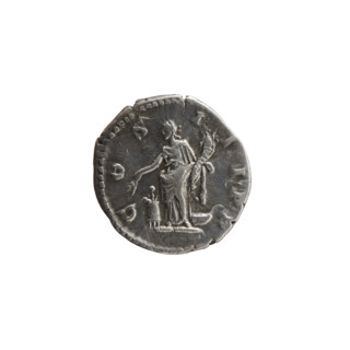 Denarius, Marcus Aurelius (121–180; Roman emperor 161–180), issuer; obverse: Head of Marcus