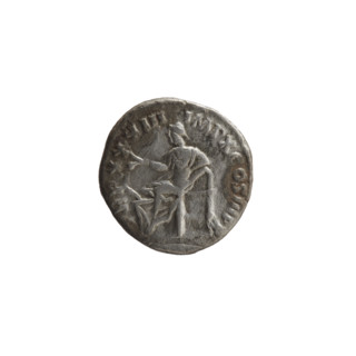 Denarius, Marcus Aurelius (121–180; Roman emperor 161–180), issuer; obverse: head of Marcus