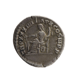 Denarius, Marcus Aurelius (121–180; Roman emperor 161–180), issuer: Marcus Aurelius; obverse: bust