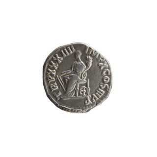 Denarius, Marcus Aurelius (121–180; Roman emperor 161–180), issuer. Obverse: Bust of Marcus