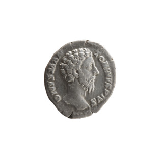 Denarius, Marcus Aurelius (121–180; Roman emperor 161–180), posthumously issued in the name of
