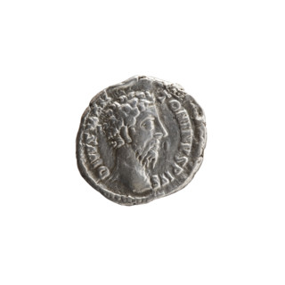 Denarius, Marcus Aurelius (121–180; Roman emperor 161–180), posthumously issued for Commodus