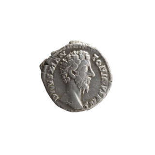 Denarius, posthumous issue for Marcus Aurelius (121–180; Roman emperor 161–180) by Commodus