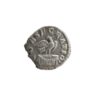 Denarius, posthumous issue for Marcus Aurelius (121–180; Roman emperor 161–180) by Commodus