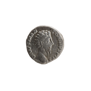 Denarius, Marcus Aurelius (121–180; Roman Emperor 161–180), posthumously issued by Commodus