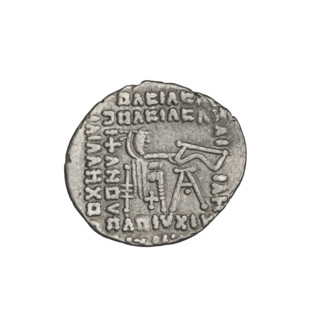 drachma, Vardanes II (55–58), heads, diadems, busts, Arsakes I (King of Parthians; ca. 247–217 BC)